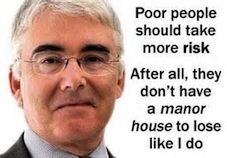 Lord Freud - appointed by New Labour and the Tories to attack the welfare system