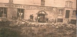 Bruree Workers Soviet, County Limerick after British troops burn it