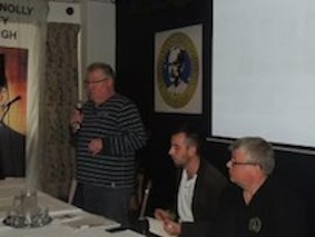 David Maguire introduces Liam O'Hare (Edinburgh RIC) and David Hewitt (JCS).