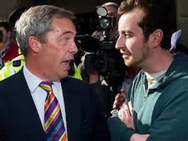 Nigel in altercation with RIC in Edinburgh