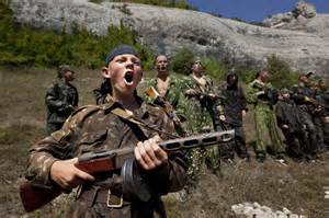 Cossacks - Russian ultra-nationalists in Crimea 